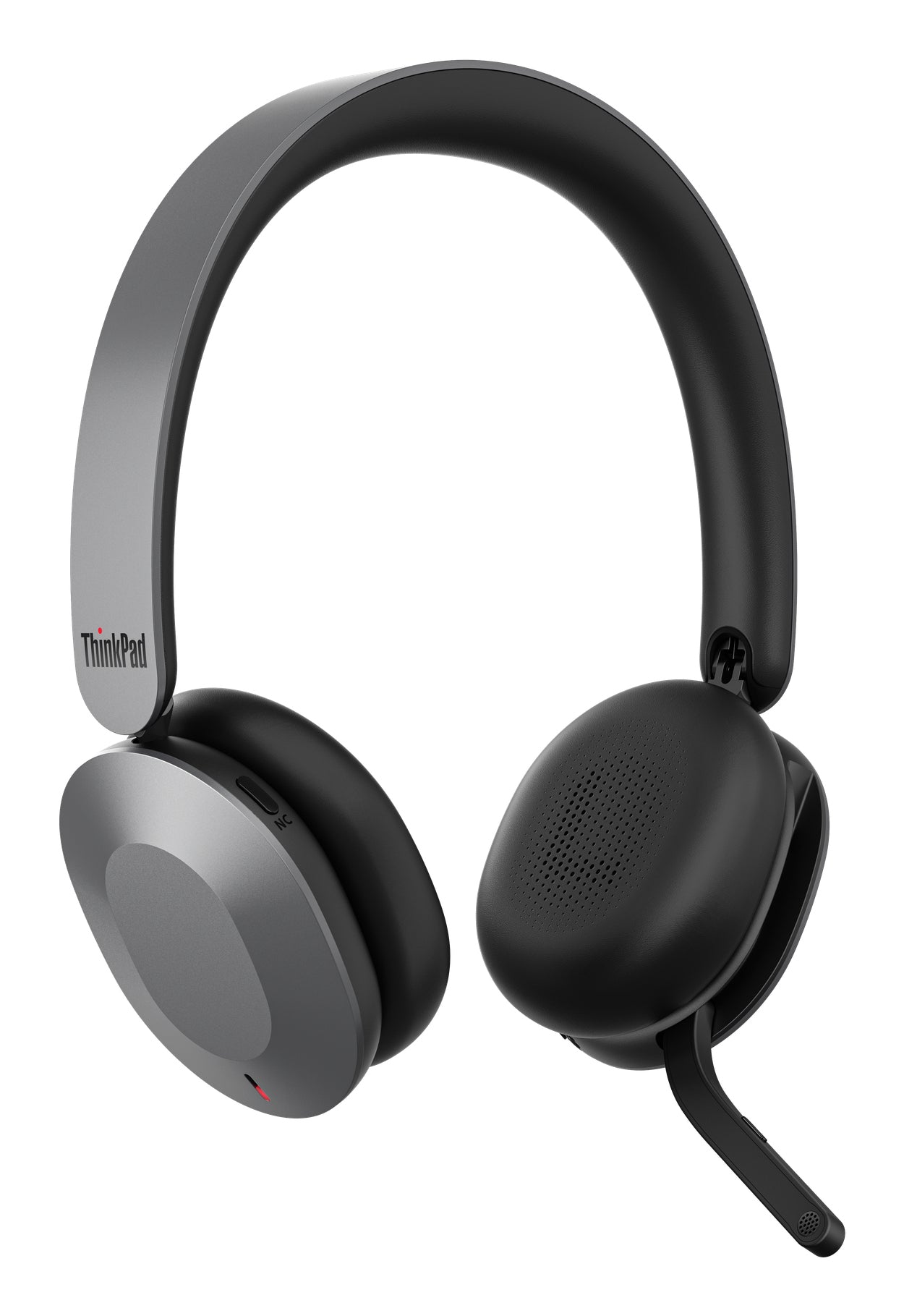 Lenovo 8550 Aura Edition Office-Headset – On-Ear, Stereo, BT, ANC, MS Teams zertifiziert, mit USB-C-Dongle