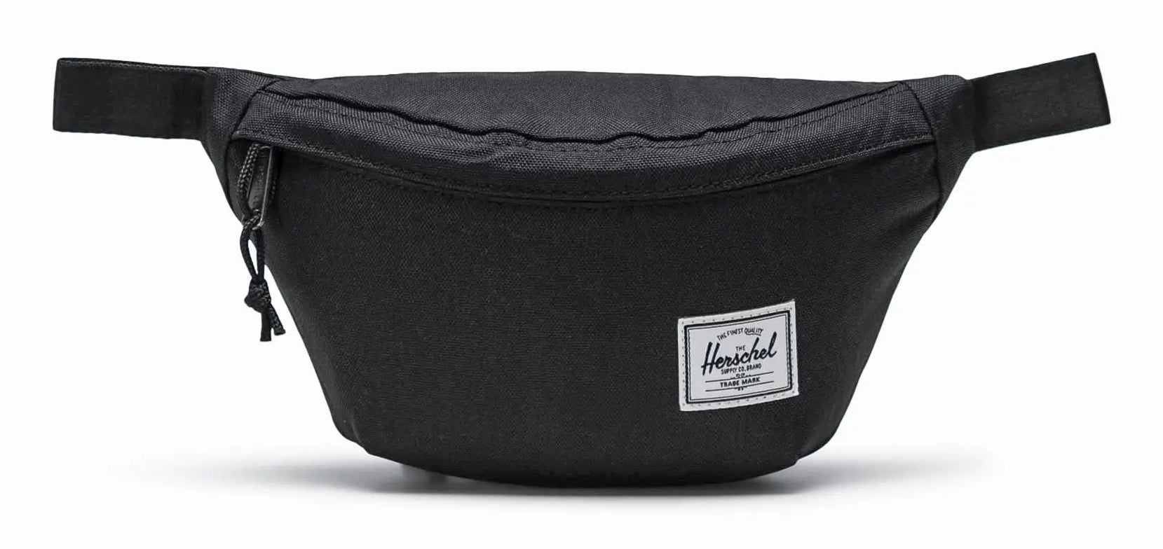 Herschel Classic Bauchtasche – Reissverschluss – 1 l – Schwarz Matt – Stoff