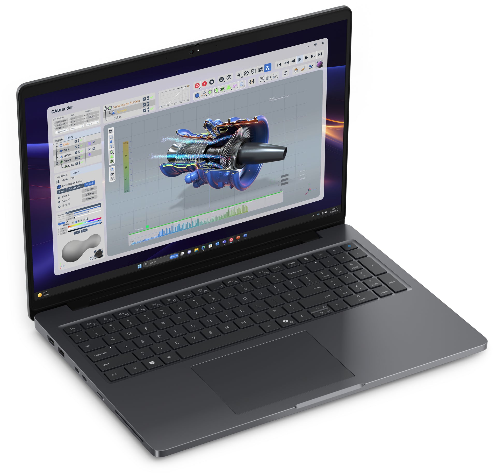 Dell Pro Precision 5 16 – 16" WUXGA, Core Ultra 7 366H, 32 GB, 1 TB SSD, RTX Pro 1000, Win 11 Pro, QWERTZ (CH)