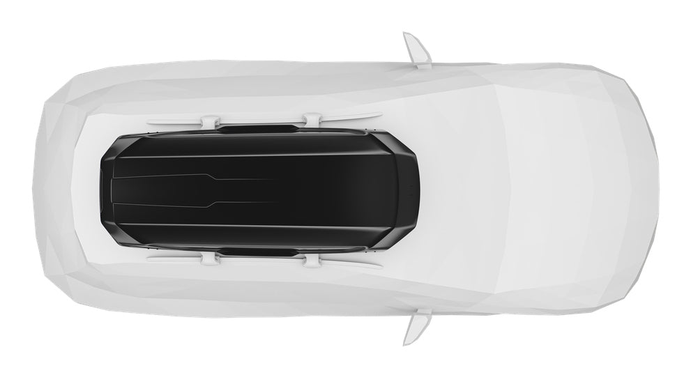 Thule Autodachbox Motion 3 XL – Dachhalterung, Verriegelung inklusive – 500 l, 89 × 43 × 215 cm, bis 75 kg