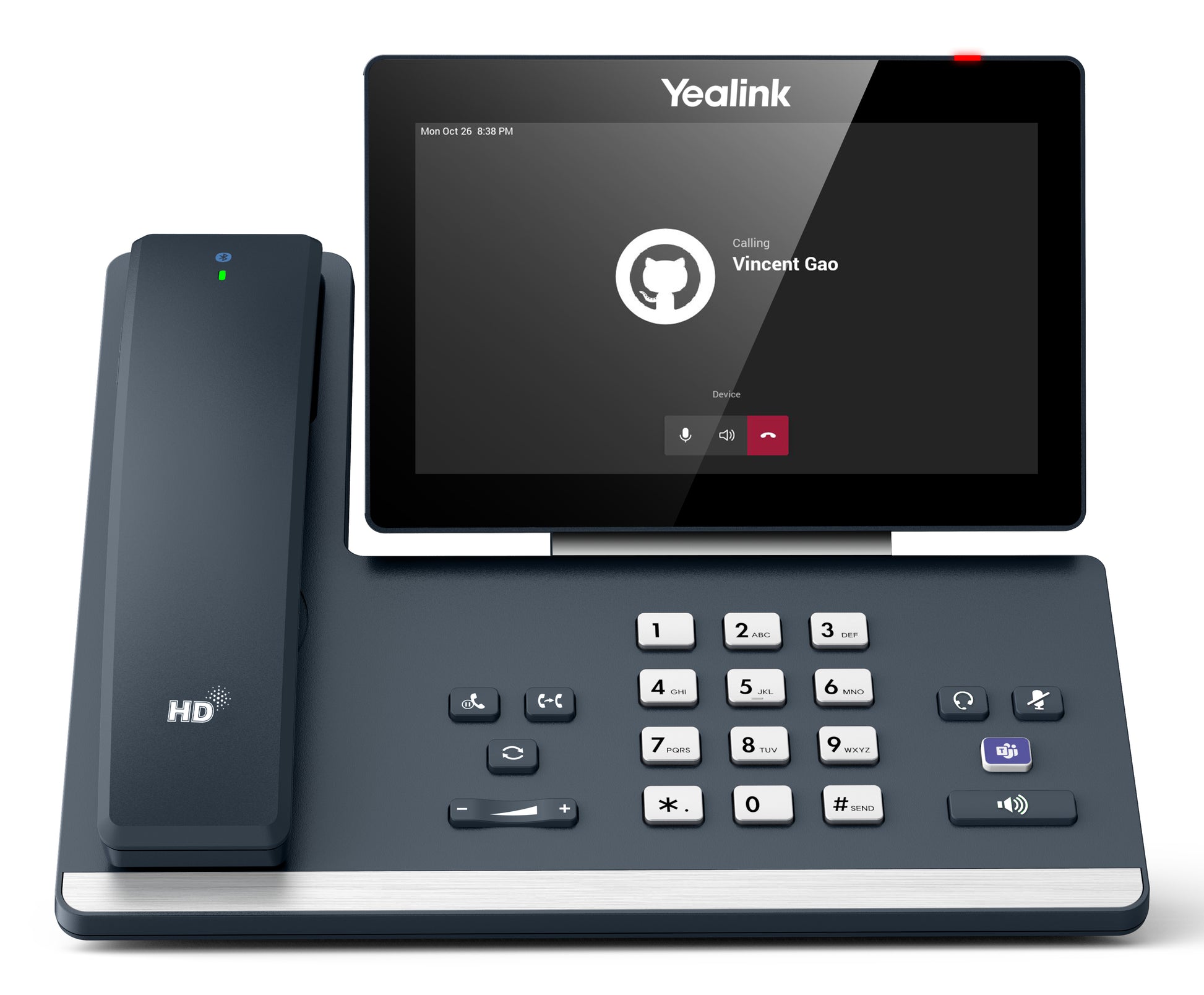 Yealink MP58 – WLAN-Telefon (Handgerät), für Microsoft Teams, Weiss