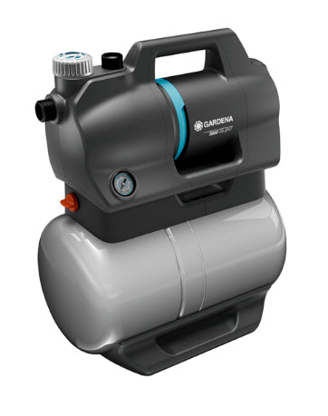Gardena 3800 Silent Hauswasserwerk – 600 W – Max. Förderhöhe 39 m, Fördermenge 3.800 l/h, 3,9 bar