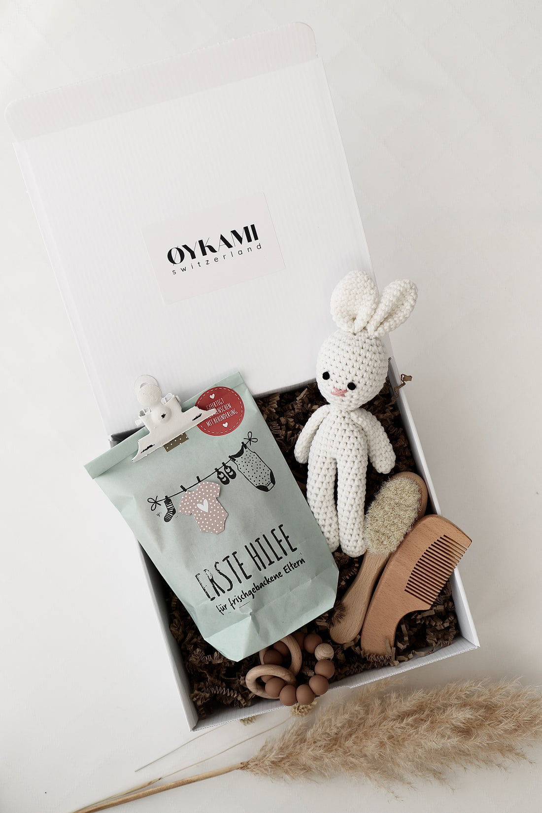 OYKAMI Geschenkbox – Magnet, Holz, Weiss