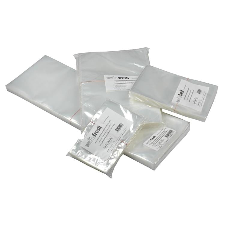 Flachbeutel – transparent, 300 × 400 mm, 90 µm, 100 Stk.