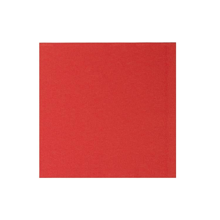 Tork Servietten rot – 39 × 39 cm, 3-lagig, 1/4-Falz – 1200 Stück