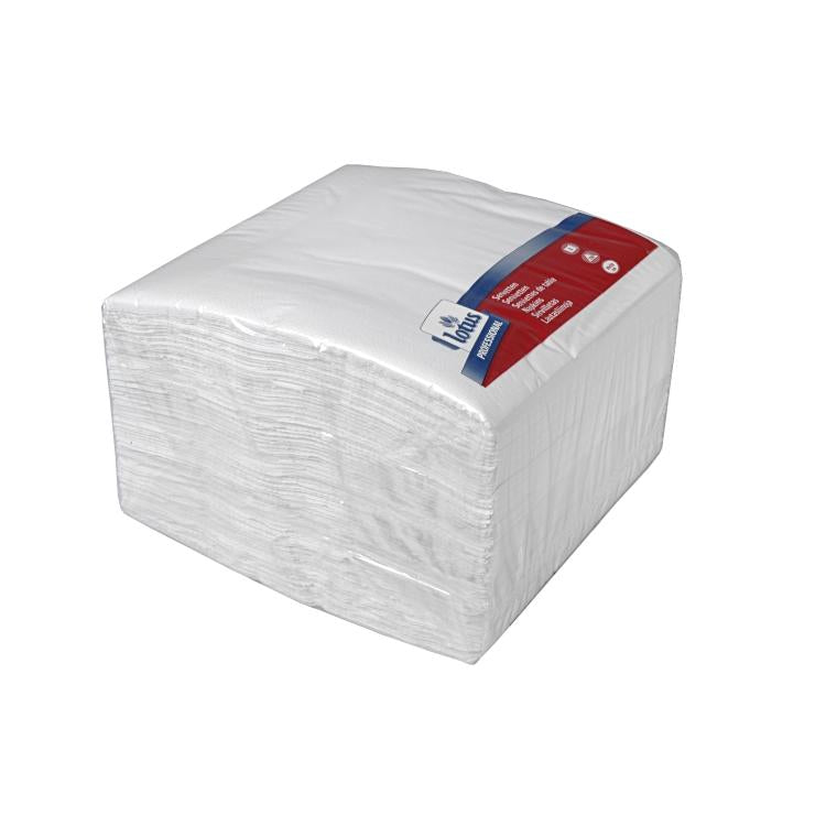 Tork Dinner-Servietten – weiss – 39 × 39 cm, 2-lagig, Viertelfalz – 1800 Stück