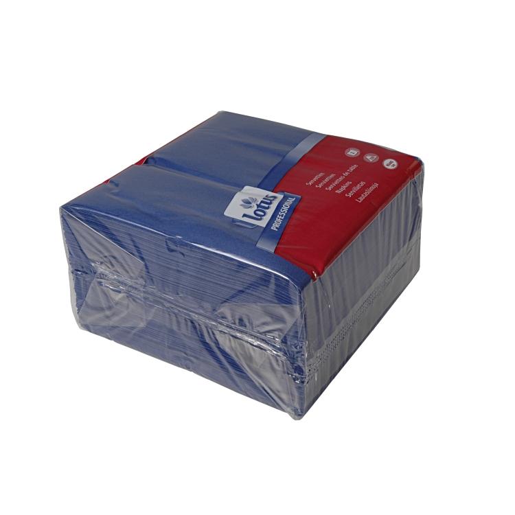 Tork Servietten dunkelblau – 39 × 39 cm, 2-lagig, 1/4-Falz – 1800 Stück