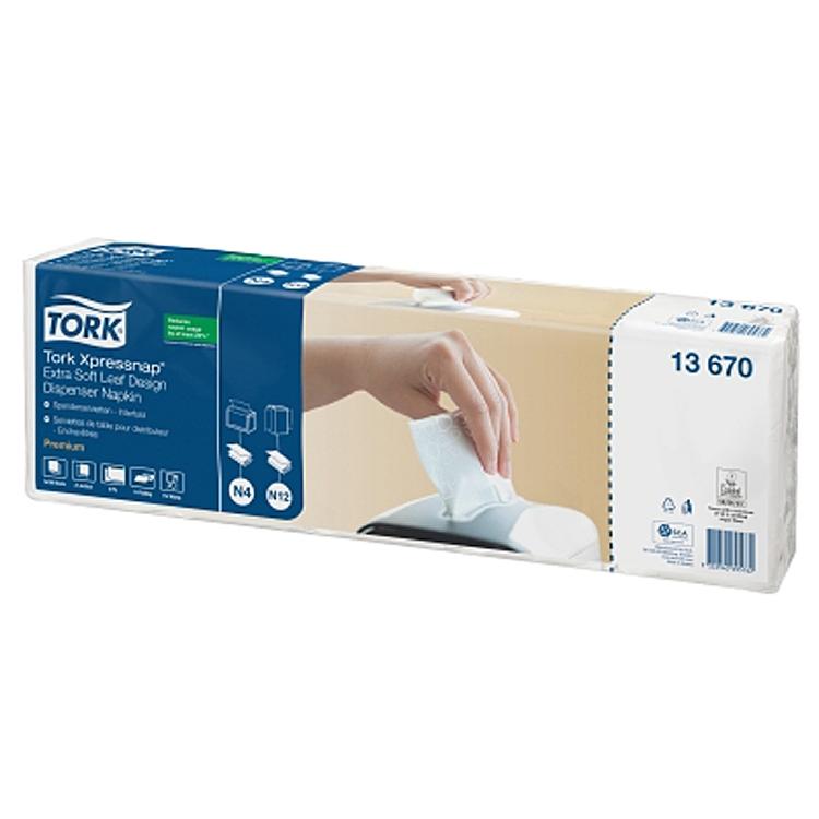 Tork Spender-Servietten – weiss – 16,5 × 10,7 cm, 2-lagig, 1/4-Falz – 500 Stück