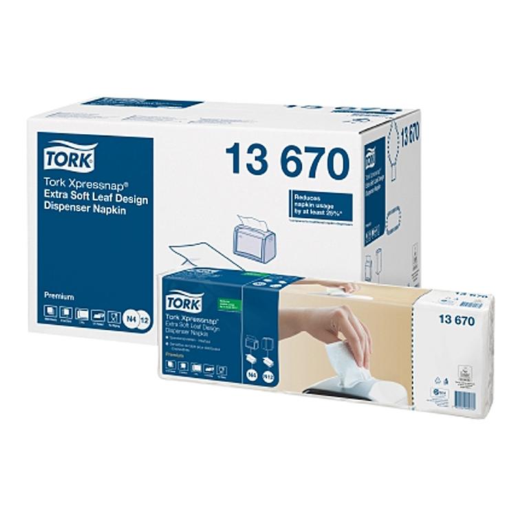 Tork Spender-Servietten – weiss – 16,5 × 10,7 cm, 2-lagig, 1/4-Falz – 500 Stück