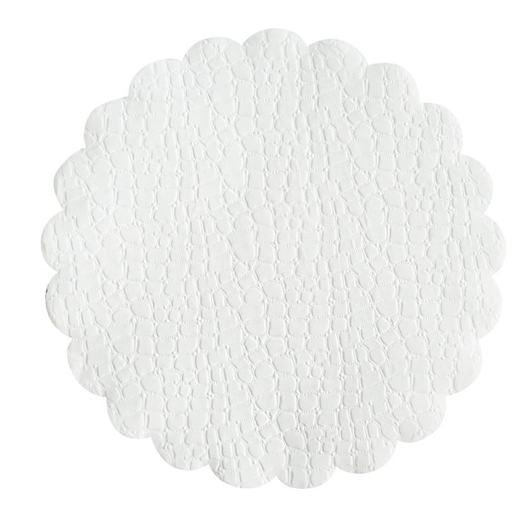 Runde Papier-/Karton-Teller – Ø 19 cm, Kroko-Prägung – 500 Stk.