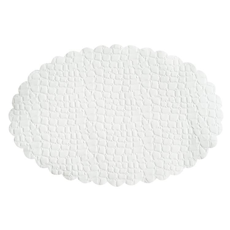Tischset Kroko, Papier/Karton, Oval – 26 × 38 cm – 500 Stk.