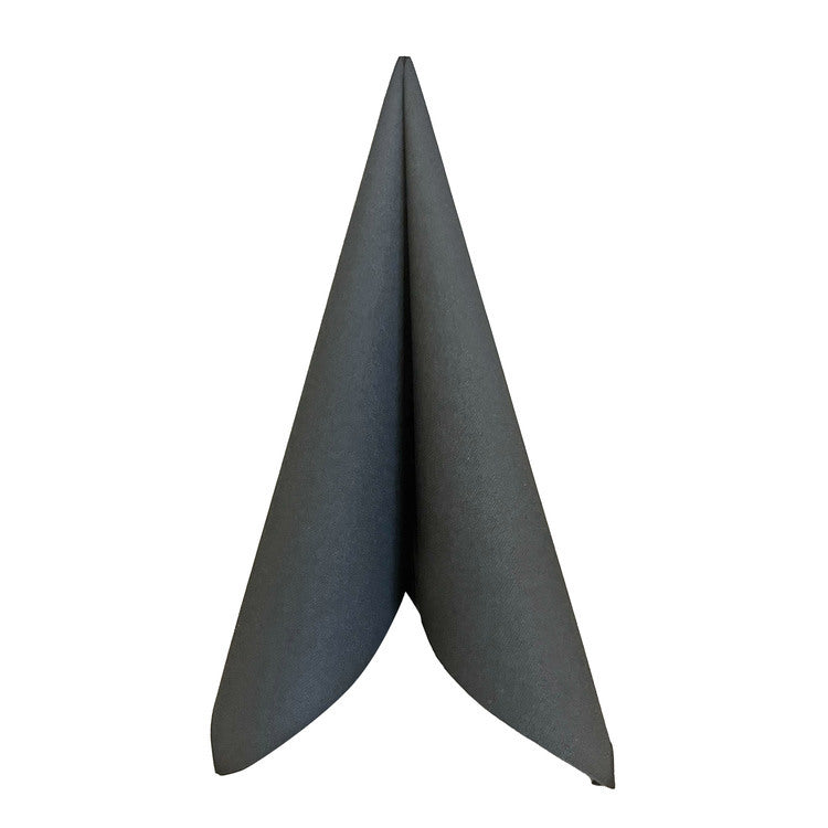 Servietten schwarz – 40 × 40 cm, Airlaid – 1000 Stück