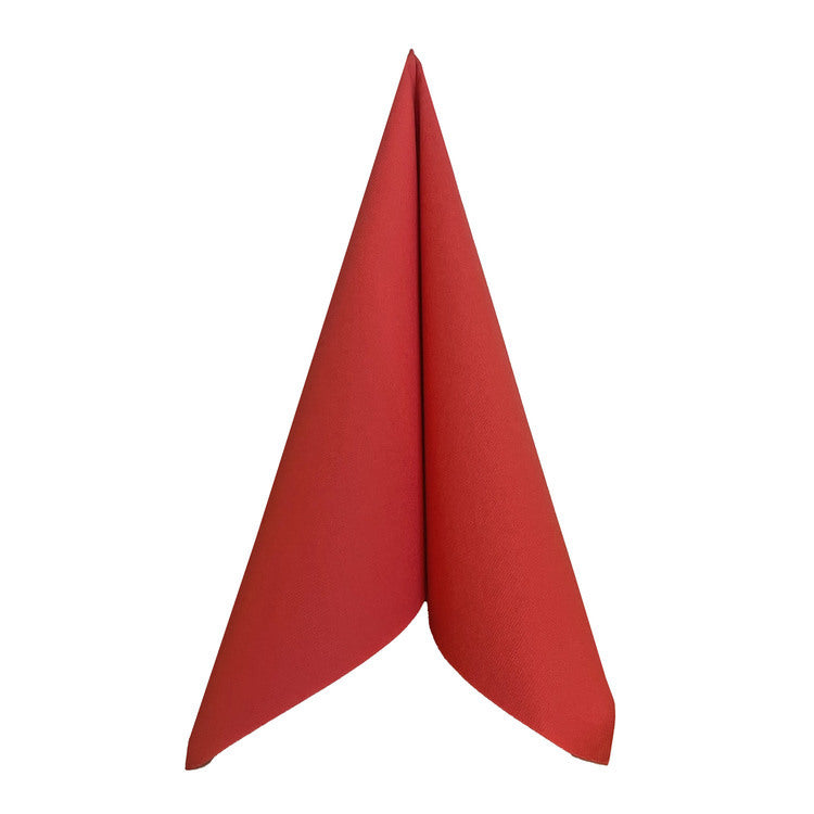Servietten rot – 40 × 40 cm, Airlaid – 1000 Stück
