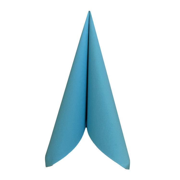 Servietten türkis – 40 × 40 cm, Airlaid – 1000 Stück