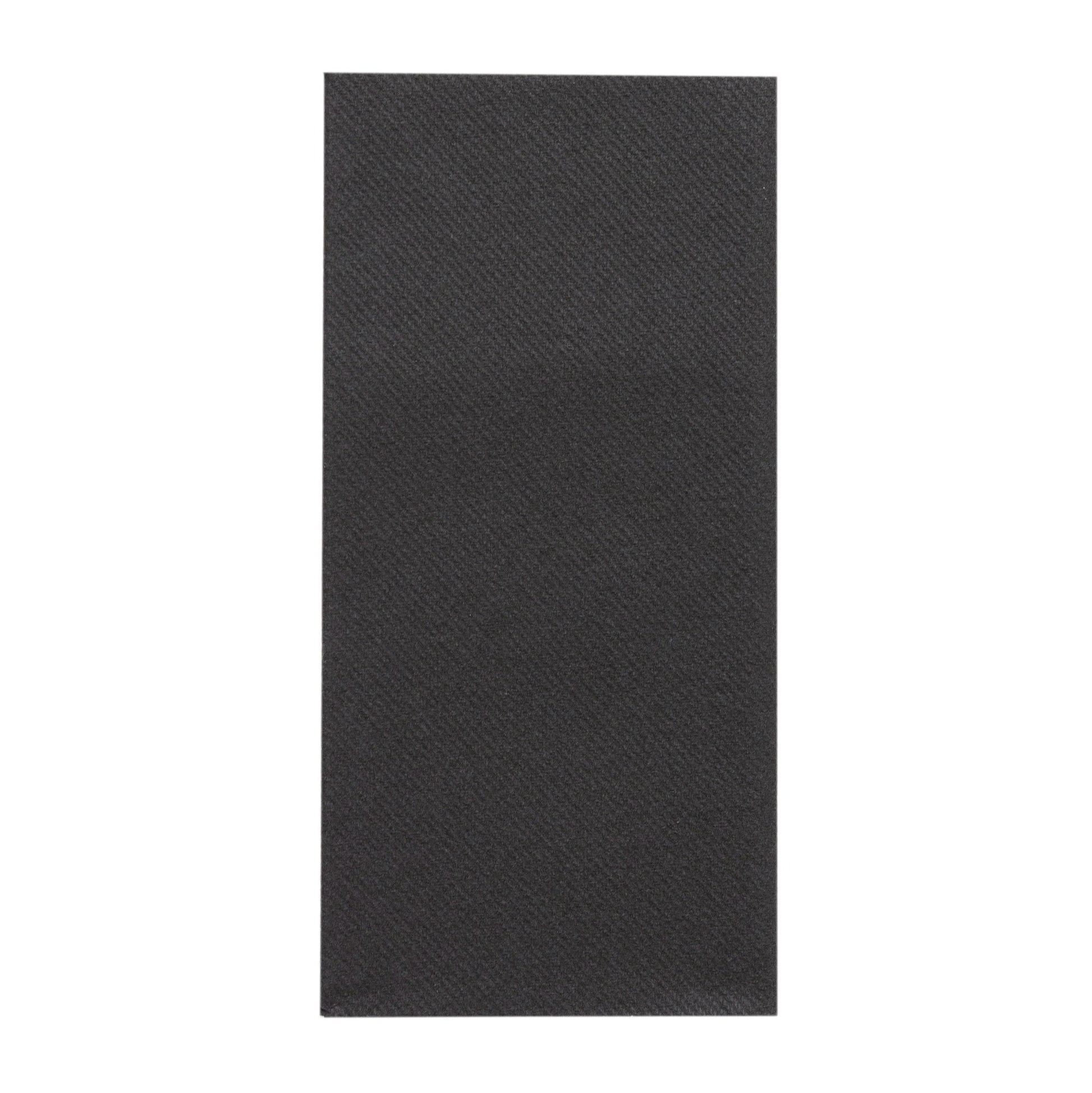 Mank Servietten – schwarz – 40 × 40 cm, Airlaid, 1/8-Falz – 50 Stück