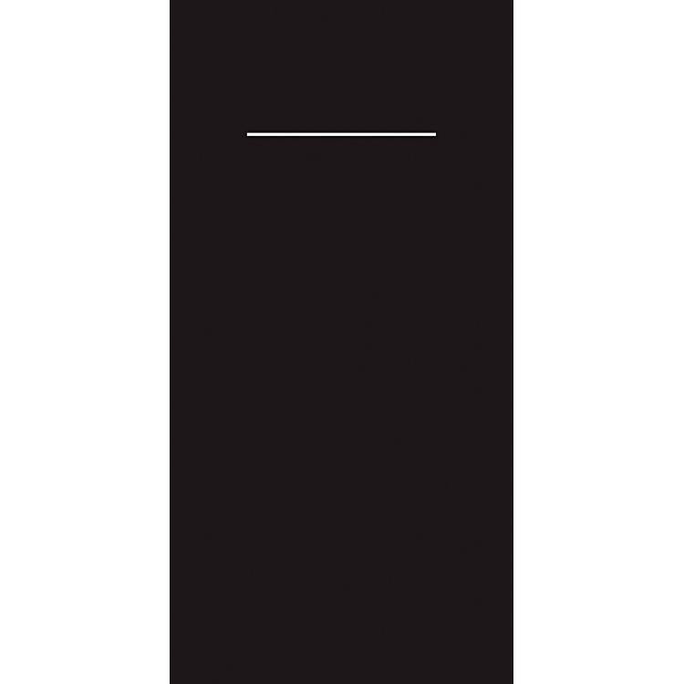 Mank Servietten Basic Schwarz – 40 × 40 cm, Airlaid, 1/8-Falz – 75 Stück