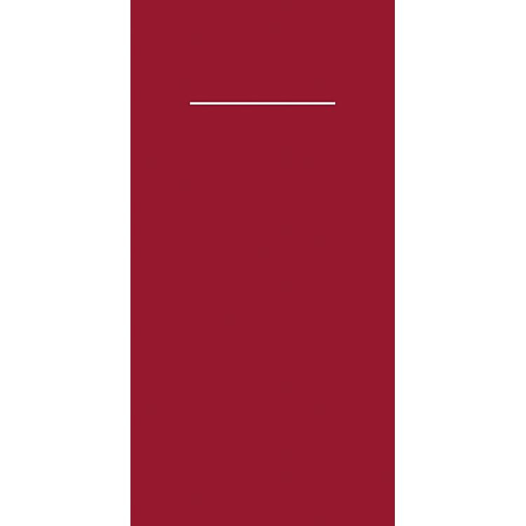 Mank Basic-Servietten Bordeaux – 40 × 40 cm, Airlaid, 1/8-Falz – 75 Stück