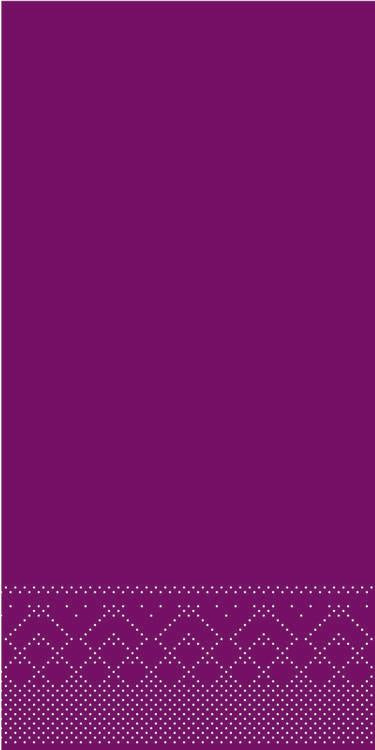 Mank Servietten Aubergine – 33 × 33 cm, 3-lagig, 1/8-Falz – 100 Stück