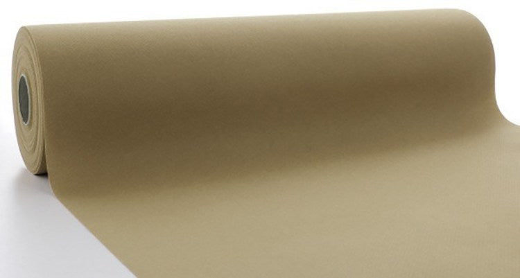 Mank Tischläufer auf Rolle – 40 cm×24 m, naturbraun