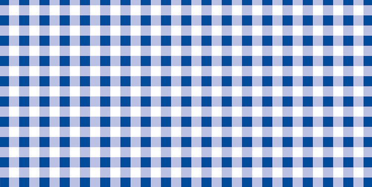 Mank Tischläufer auf Rolle – 40 cm×24 m, Blau, Karo
