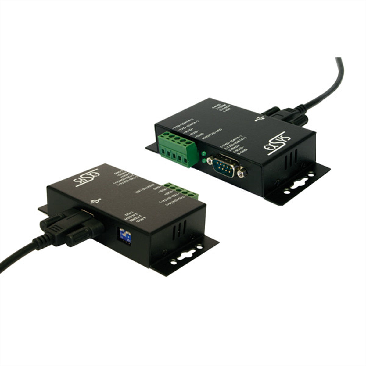 EXSYS EX-1335HMV Adapter USB zu RS-422/485 – 2,5 kV optische Isolation, 15 kV ESD-Schutz, USB-B Upstream, 2 m