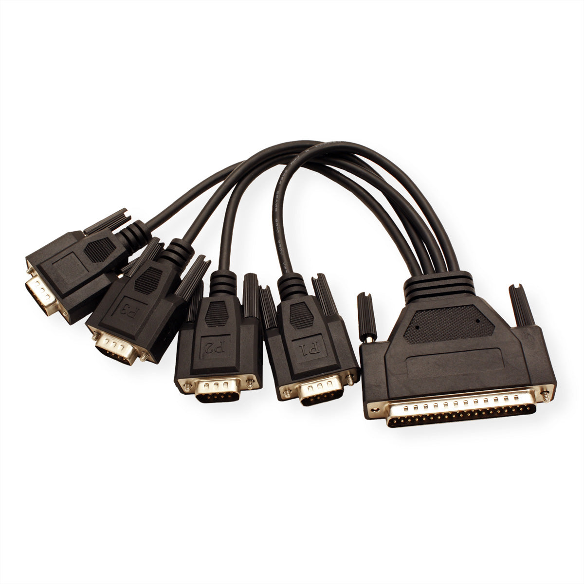 EXSYS EX-41054 Serielle Adapterkarte PCI zu 4× RS-232 – 4× 9-pol. D-Sub (via Kabel), 50–115,2 Kbaud