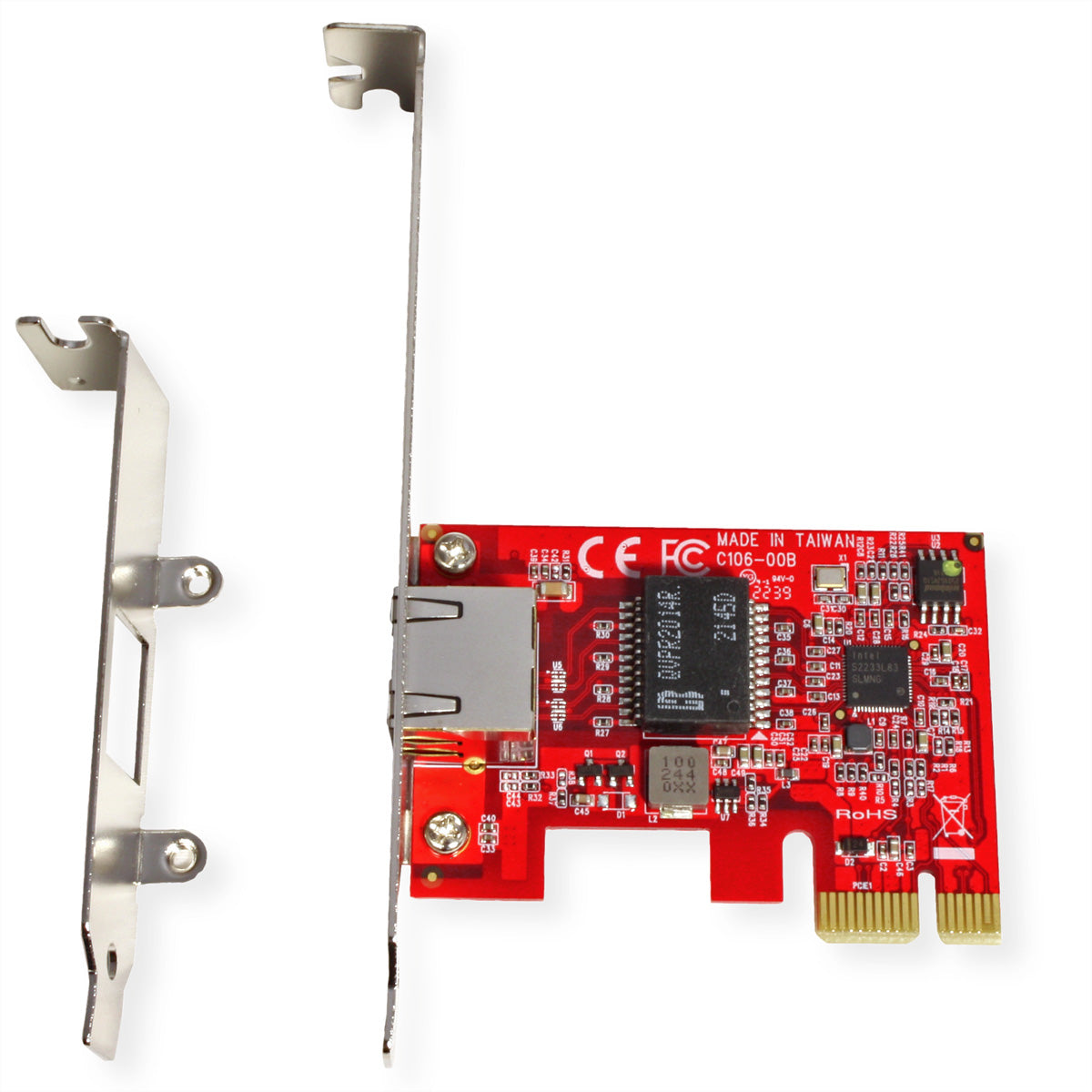 ROLINE 2,5GbE-Karte – PCIe, RJ-45, Low-Profile