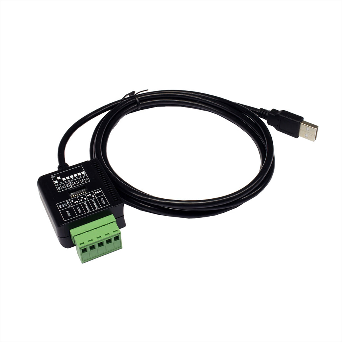 EXSYS EX-1309-T USB Seriell Konverter USB-A zu RS-232/422/485 – 5-pol Terminalblock, 1,8 m