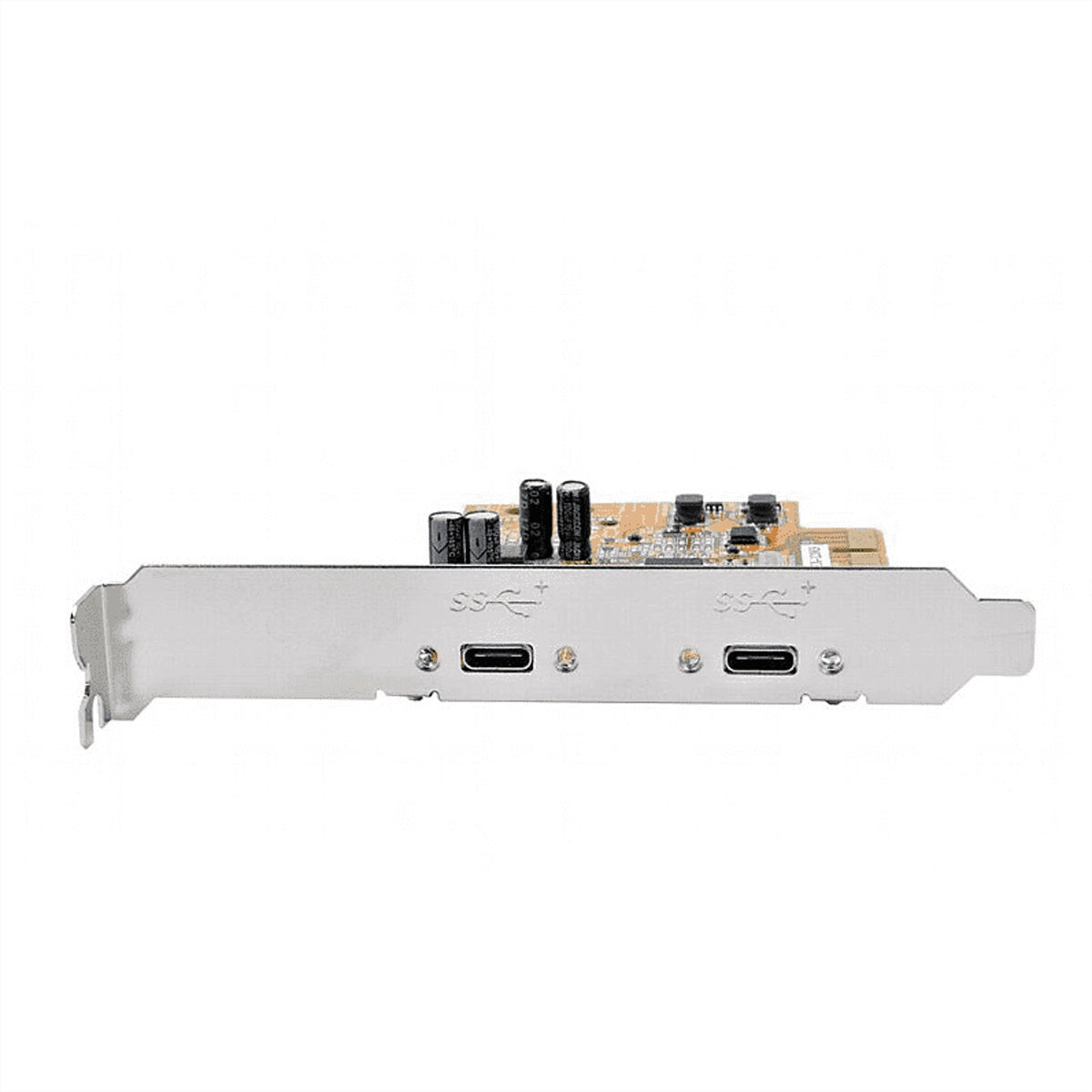 EXSYS EX-12003 PCIe USB-C Karte – 2× USB-C, USB 3.2 Gen 2 (10 Gbit/s), PCIe 3.0 – für Windows/Linux