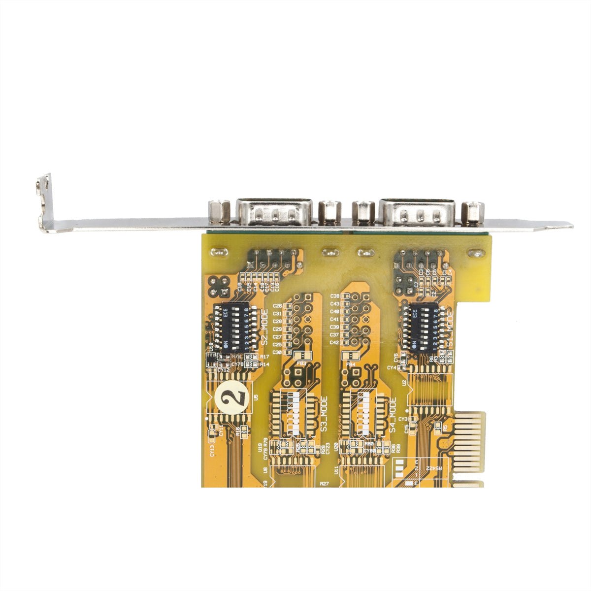 EXSYS EX-42032 Serielle PCI-Karte – 2× RS-232/422/485, FTDI, PCI, Full-Profile – für Windows/Linux/macOS