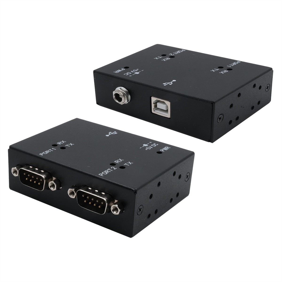 EXSYS EX-13072HM USB-zu-Seriell Konverter USB zu RS-232 – 2× 9-polig RS-232, FTDI