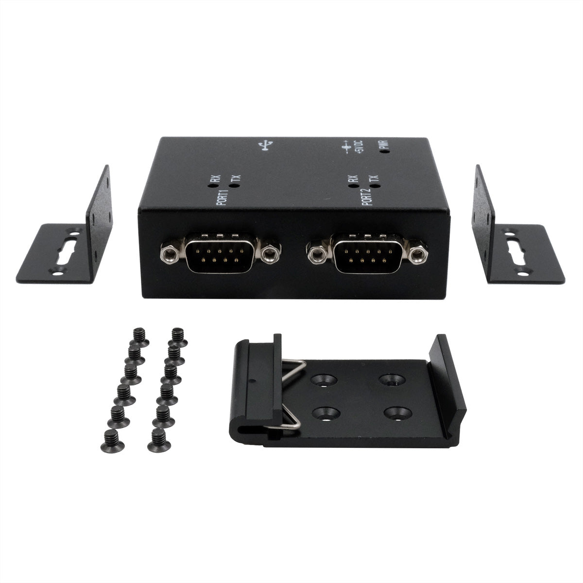 EXSYS EX-13072HM USB-zu-Seriell Konverter USB zu RS-232 – 2× 9-polig RS-232, FTDI