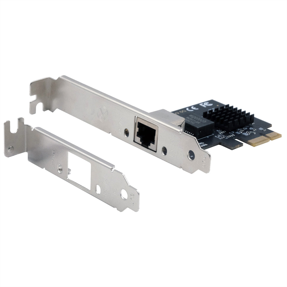 EXSYS EX-60111 2,5G-Karte – PCIe x1, 1× RJ-45, Low Profile