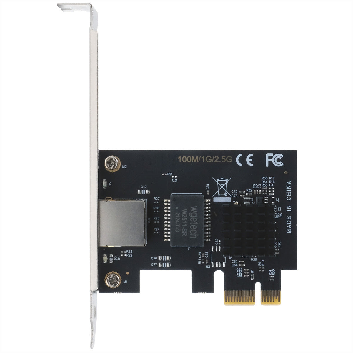 EXSYS EX-60111 2,5G-Karte – PCIe x1, 1× RJ-45, Low Profile