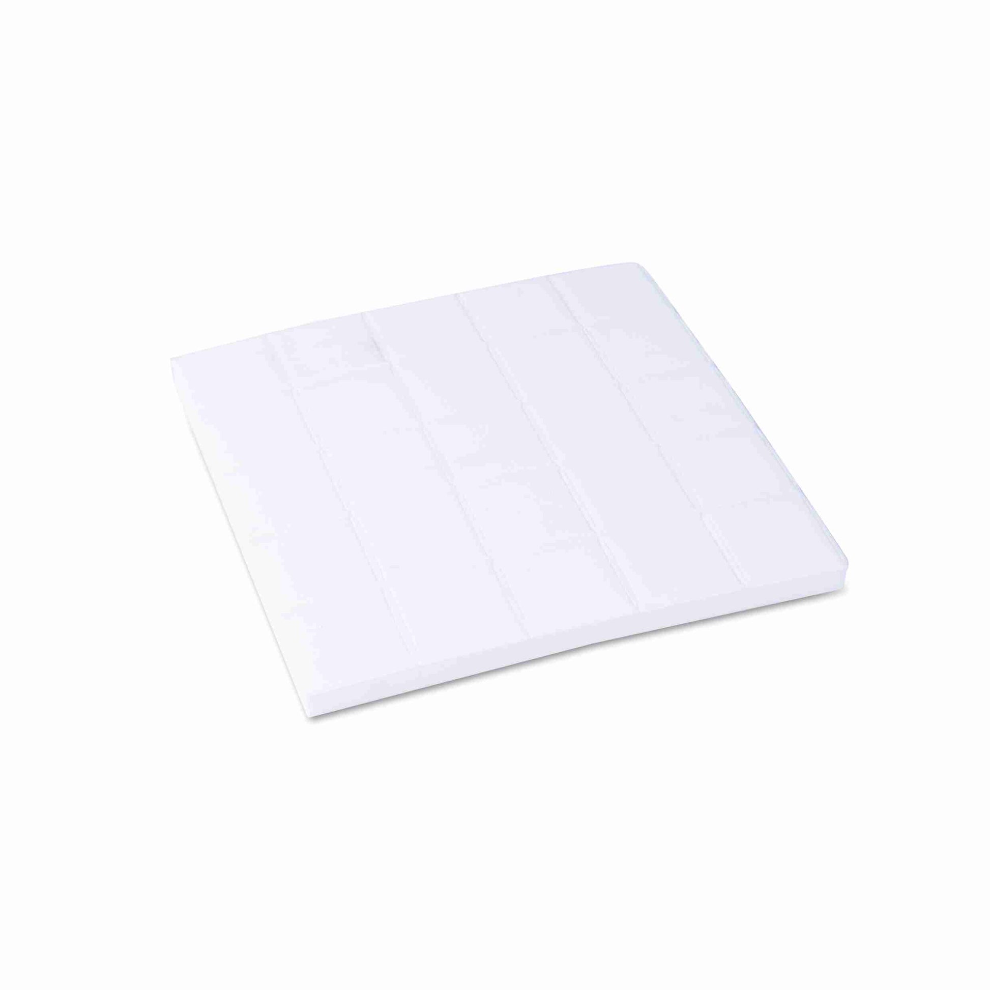 Distanzpolster – 48 × 48 × 15 mm – Polyethylen (PE) Schaum – weiss – 1 Pack (3'000 Stk.)