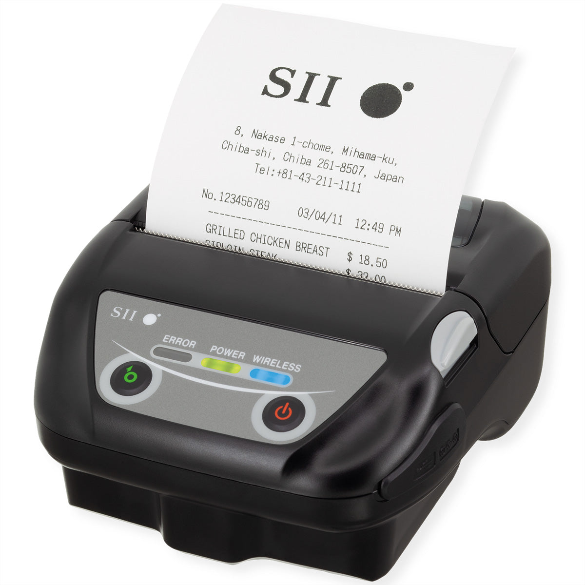 Seiko instruments gmbh Seiko Instruments MP-B30 – Mobiler Thermodrucker, 80 mm, 127 mm/s, Bluetooth