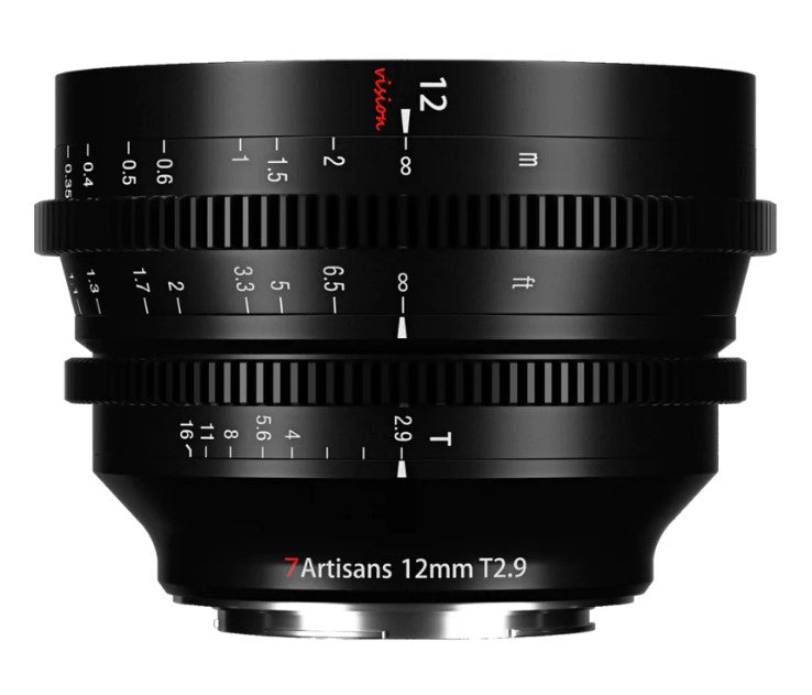 7Artisans C703B MFT Objektiv – 12 mm T/2.9 – für Micro Four Thirds (Panasonic, Olympus)