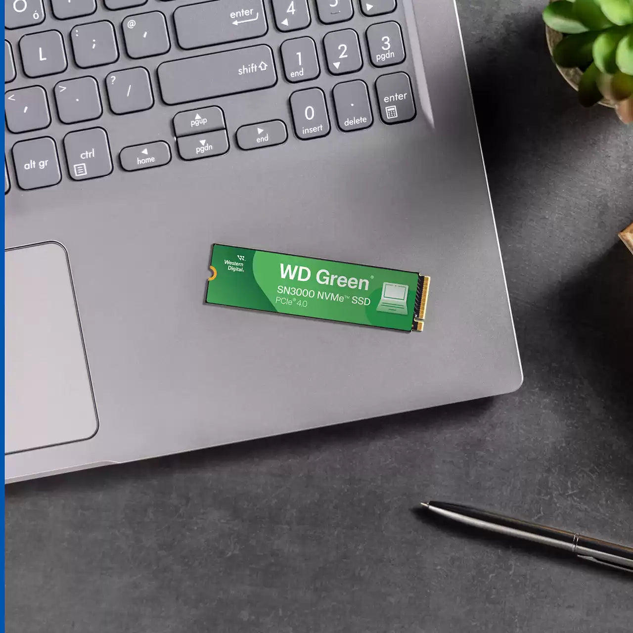 Western Digital SN3000 – 2 TB M.2 NVMe PCIe 4.0 – 5000 MB/s Lesen, 4200 MB/s Schreiben