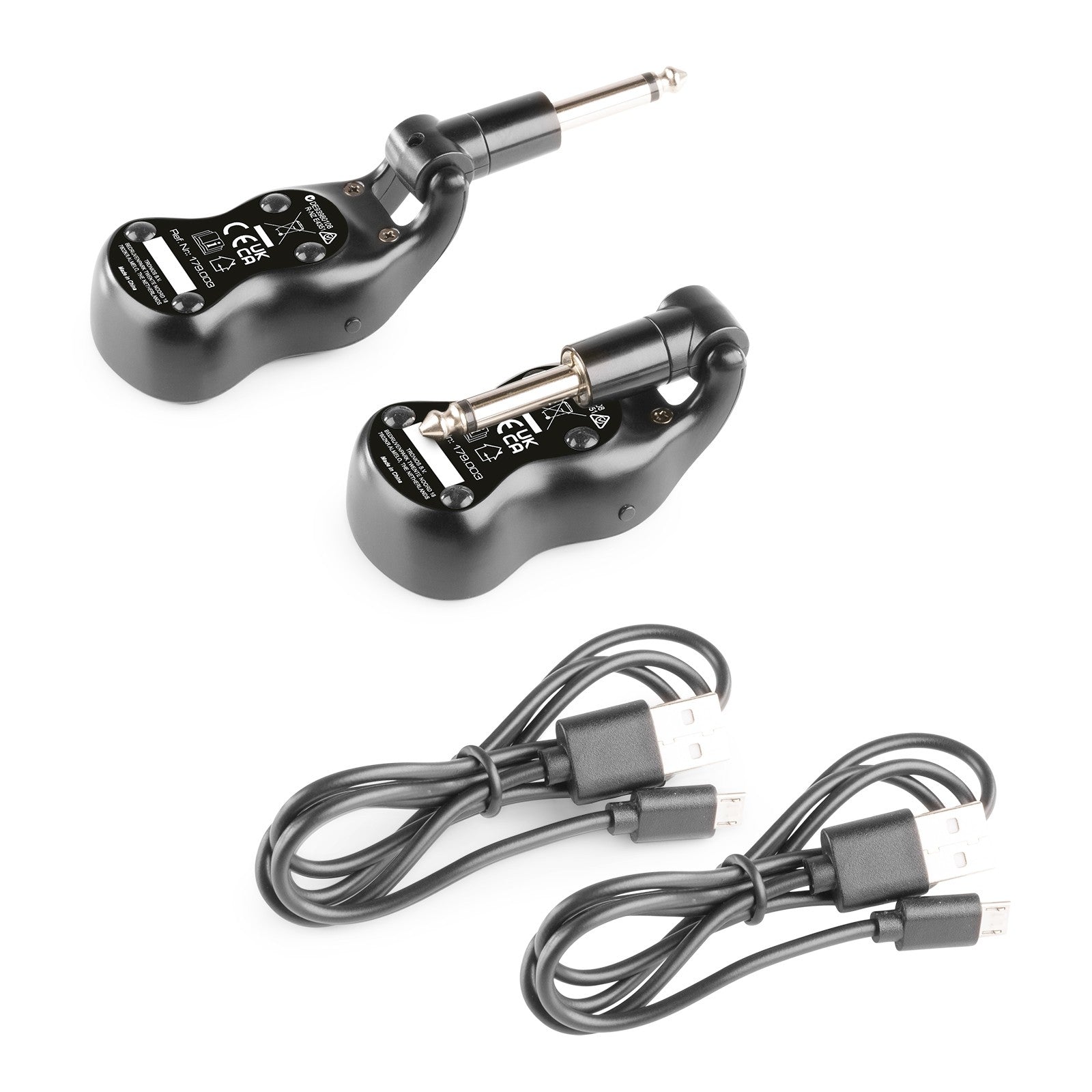 Vonyx WGS20 – Gitarren-Funksystem – für Gitarre – Digital – 863,2–864,8 MHz, 20 m – Schwarz – 3 h