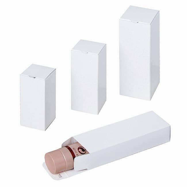 Brieger Versandkarton – 40 × 40 × 98 mm, 300 g/m², weiss