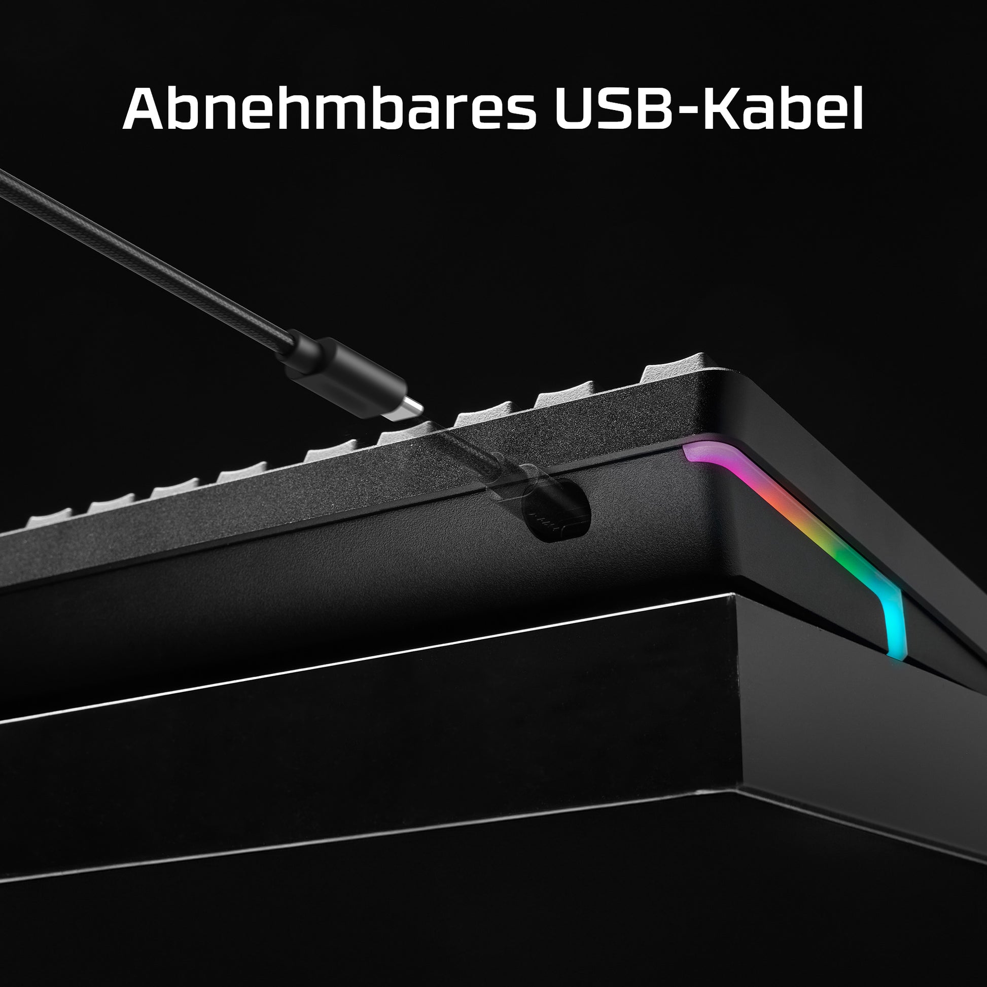 HyperX Alloy Rise – Gaming-Tastatur – mechanisch, USB, RGB – für PC, PlayStation & Xbox
