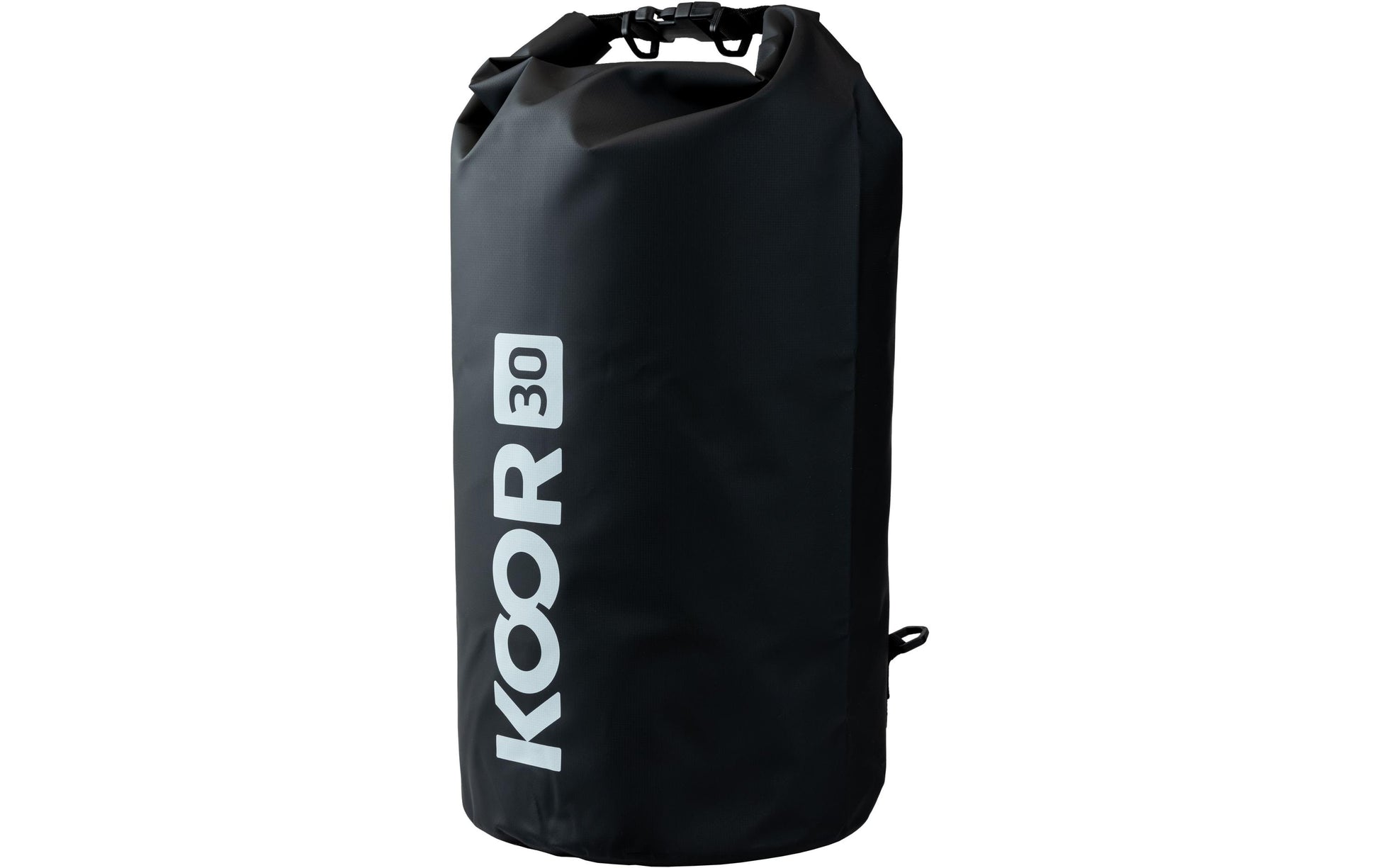KOOR Sporttasche Dry Bag – 30 l, wasserfest, PVC, schwarz