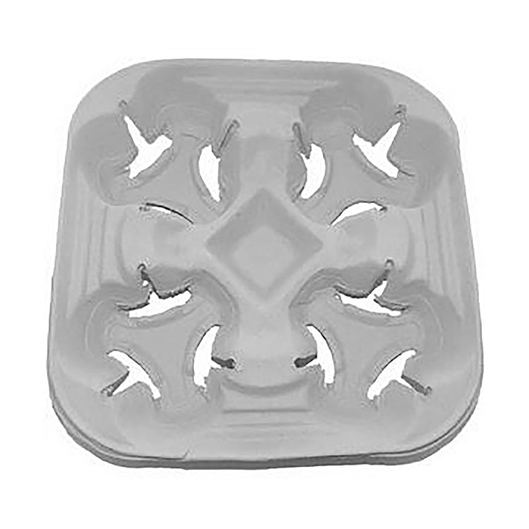 Becherhalter Papier/Karton, 4-fach – 21 × 21,5 × 5 cm – 220 Stk.