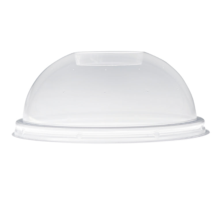 Deckel für Becher Ø 9,5 cm, PLA, transparent, mit Loch – 100 Stk.