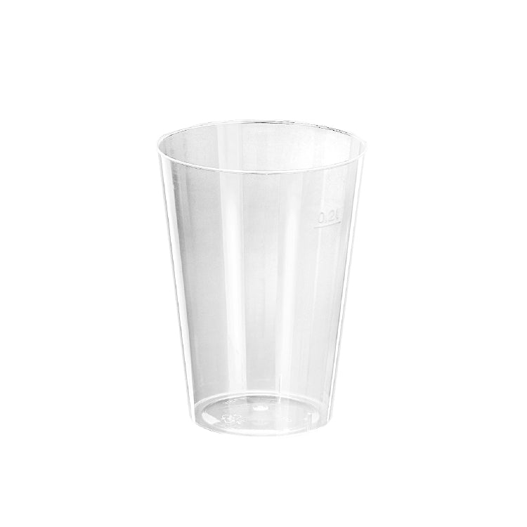 Papstar Trinkglas, PS – 2 dl – Ø 5,5 cm – 50 Stk.