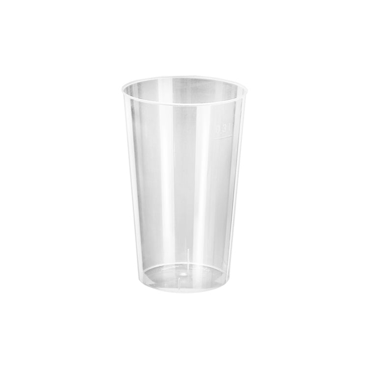 Papstar Trinkglas PS, für Kaltgetränke – 3 dl – Ø 5,5 cm – 25 Stk.