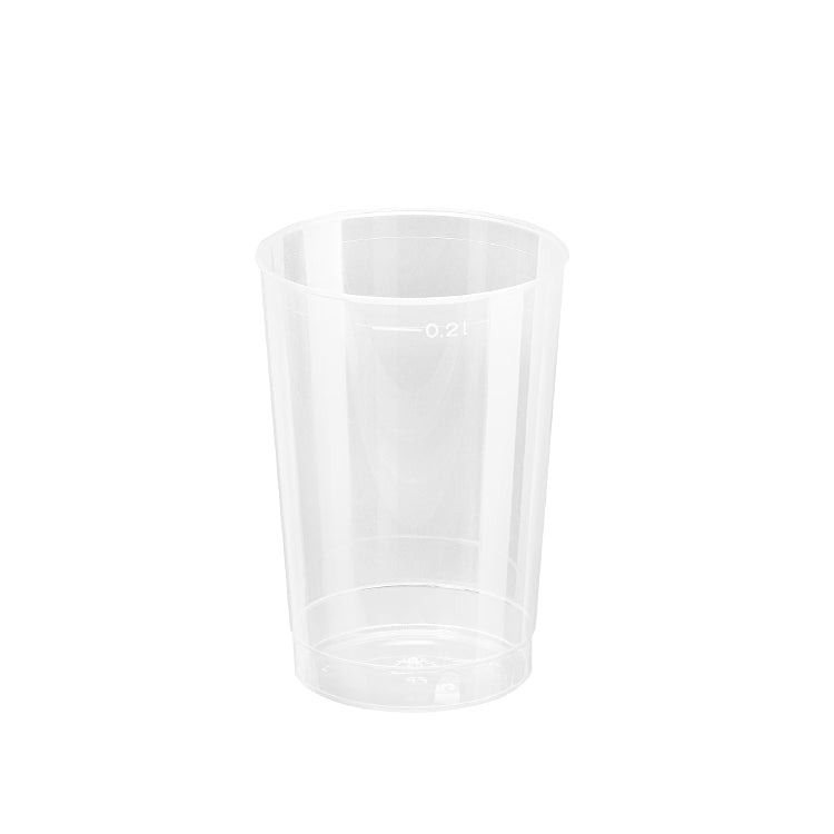 Trinkbecher, Polypropylen (PP), für Kaltgetränke – 2 dl, transparent – 40 Stk.