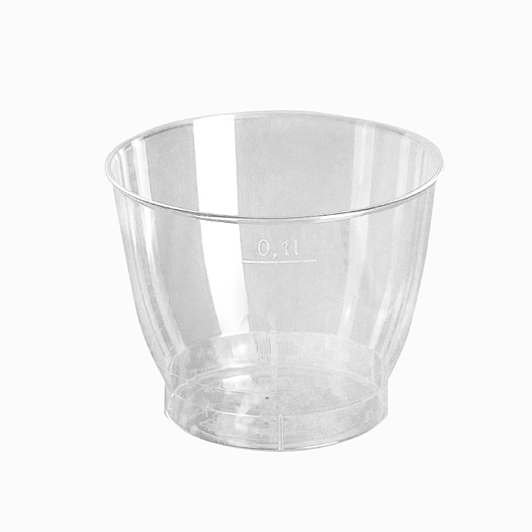 Trinkbecher Cool Cup, PS – 1,0 dl, transparent – 40 Stk.