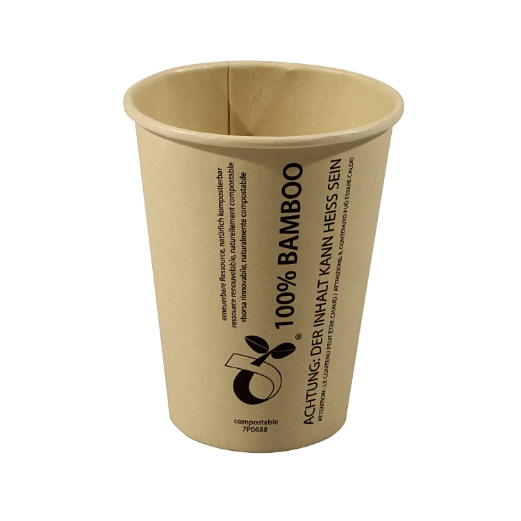 Becher, Bambus – 4 dl, braun – 50 Stk.