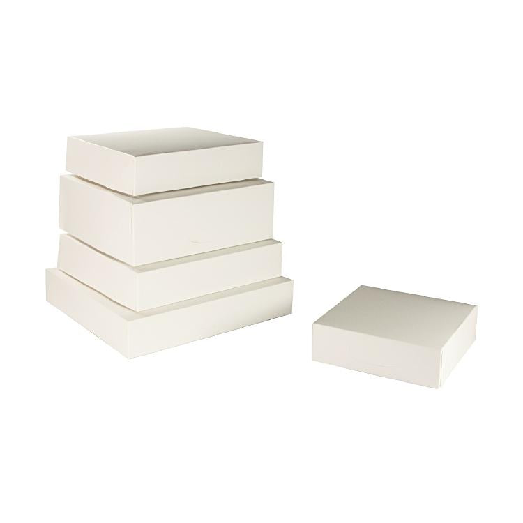 Tortenschachtel – 200 × 150 × 70 mm, Karton, weiss, 50 Stk.